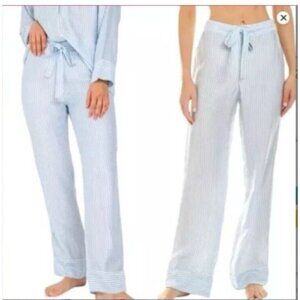 Ettitude Women Sateen Pajama Pants Starlight Blue Medium Bamboo Lyocell NEW